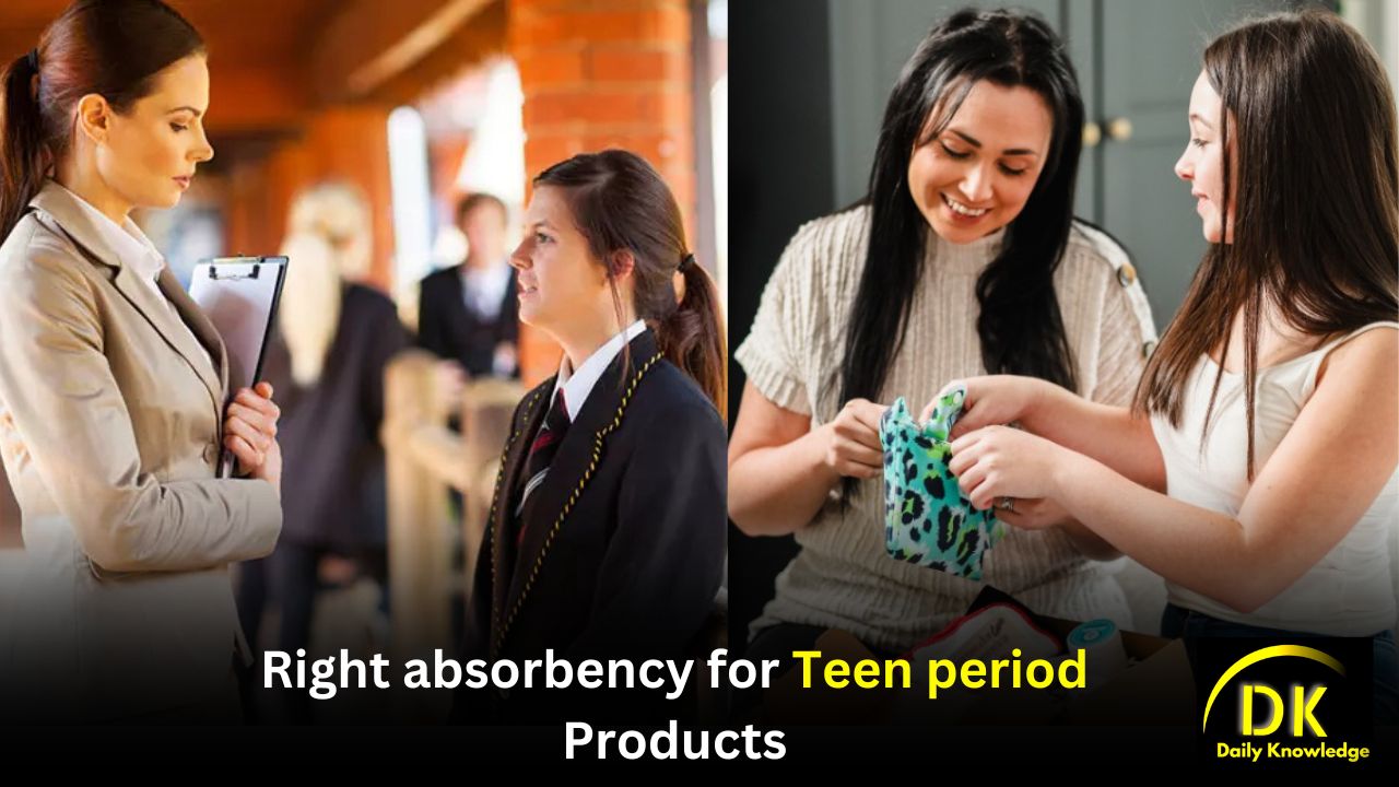 Best ways to introduce reusable period products to a teenager | Right absorbency for Teen period products