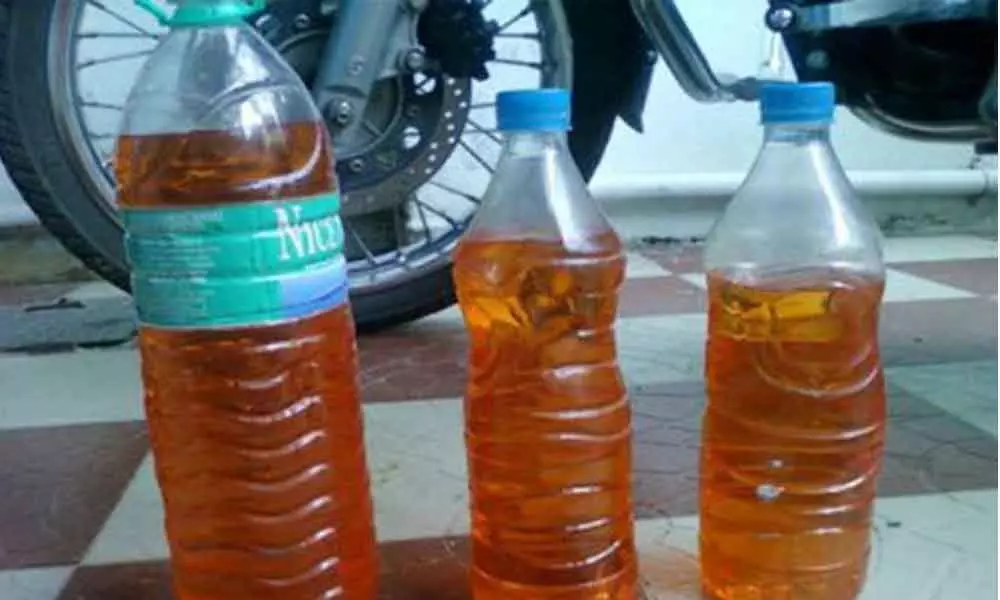 From when selling petrol and diesel in plastic bottles Banned?