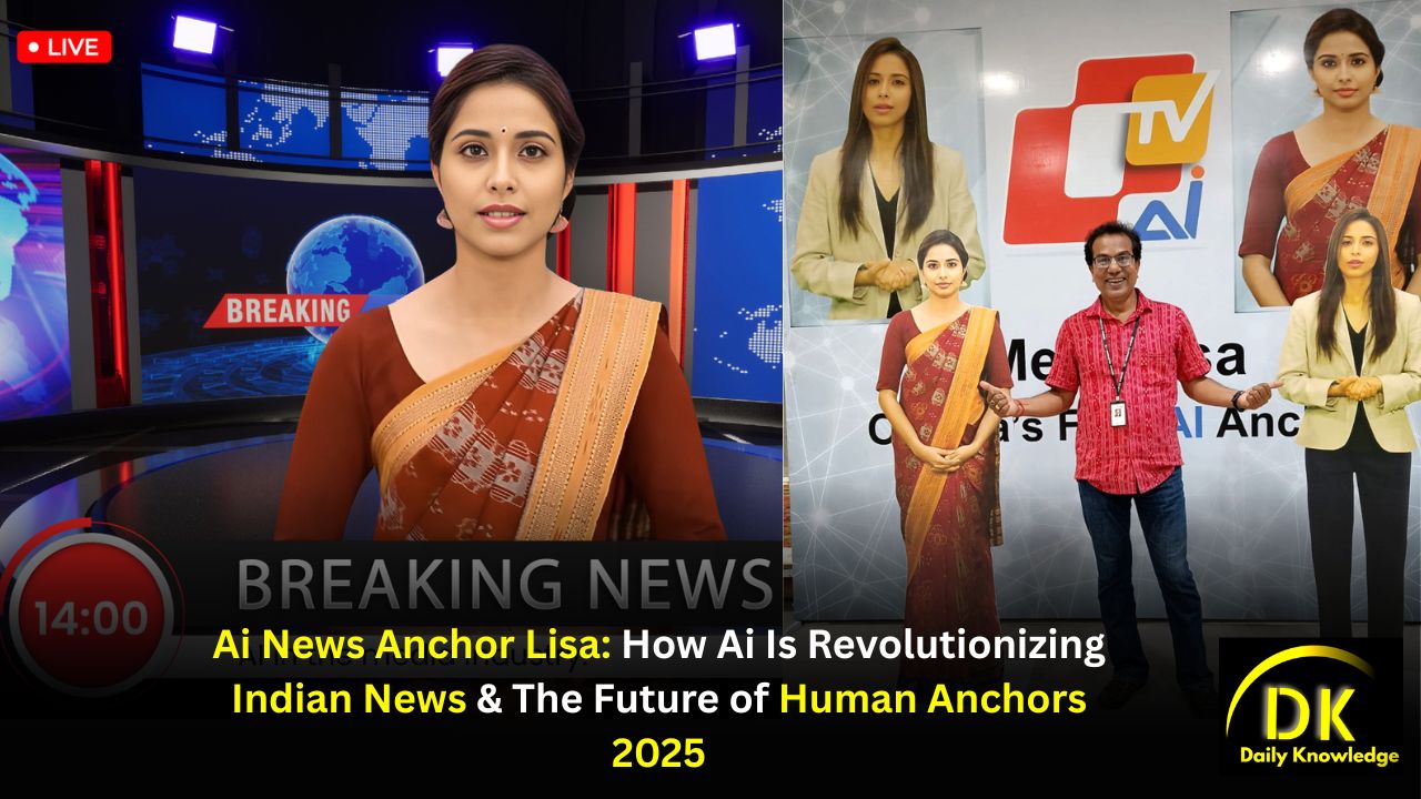 Ai News Anchor Lisa: How Ai Is Revolutionizing Indian News & The Future of Human Anchors 2025