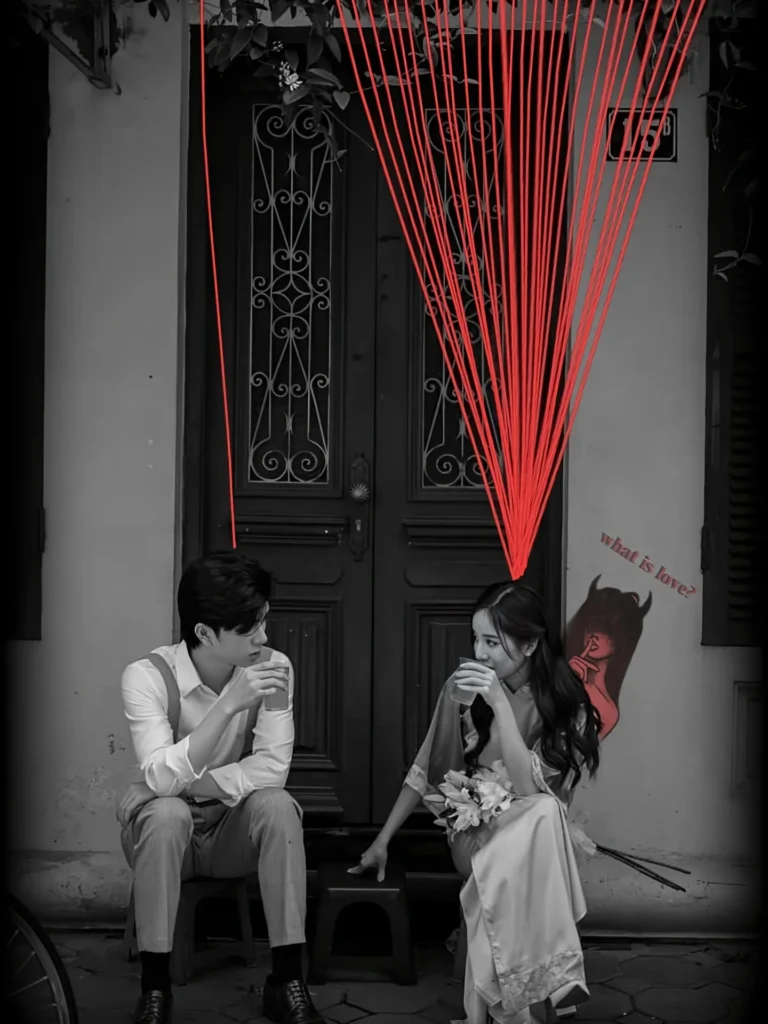 Red lines relationships meme