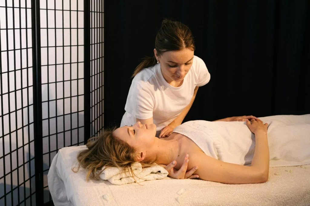 Do I have to undress for a massage completely?